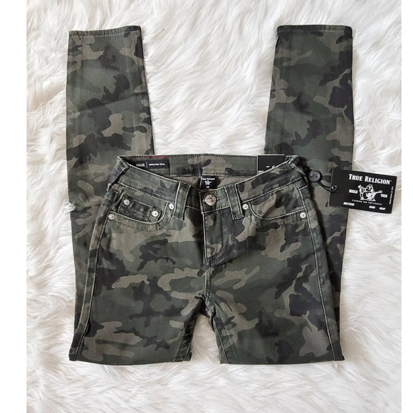 NEW True Religion Super Skinny Camo Jeans - Picture 5 of 12
